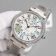 Swiss Replica Cartier Ronde de Cartier Stainless Steel Watch Case White Dial Stainless Steel Strap Diamonds Bezel 42mm (2)_th.jpg